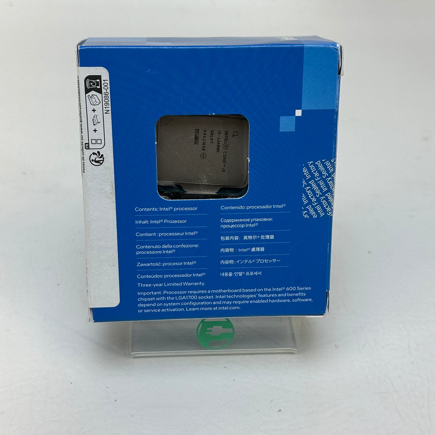 New Intel Core i5-12600K 4.9GHz 10 Core SRL4T 16 Thread LGA 1700