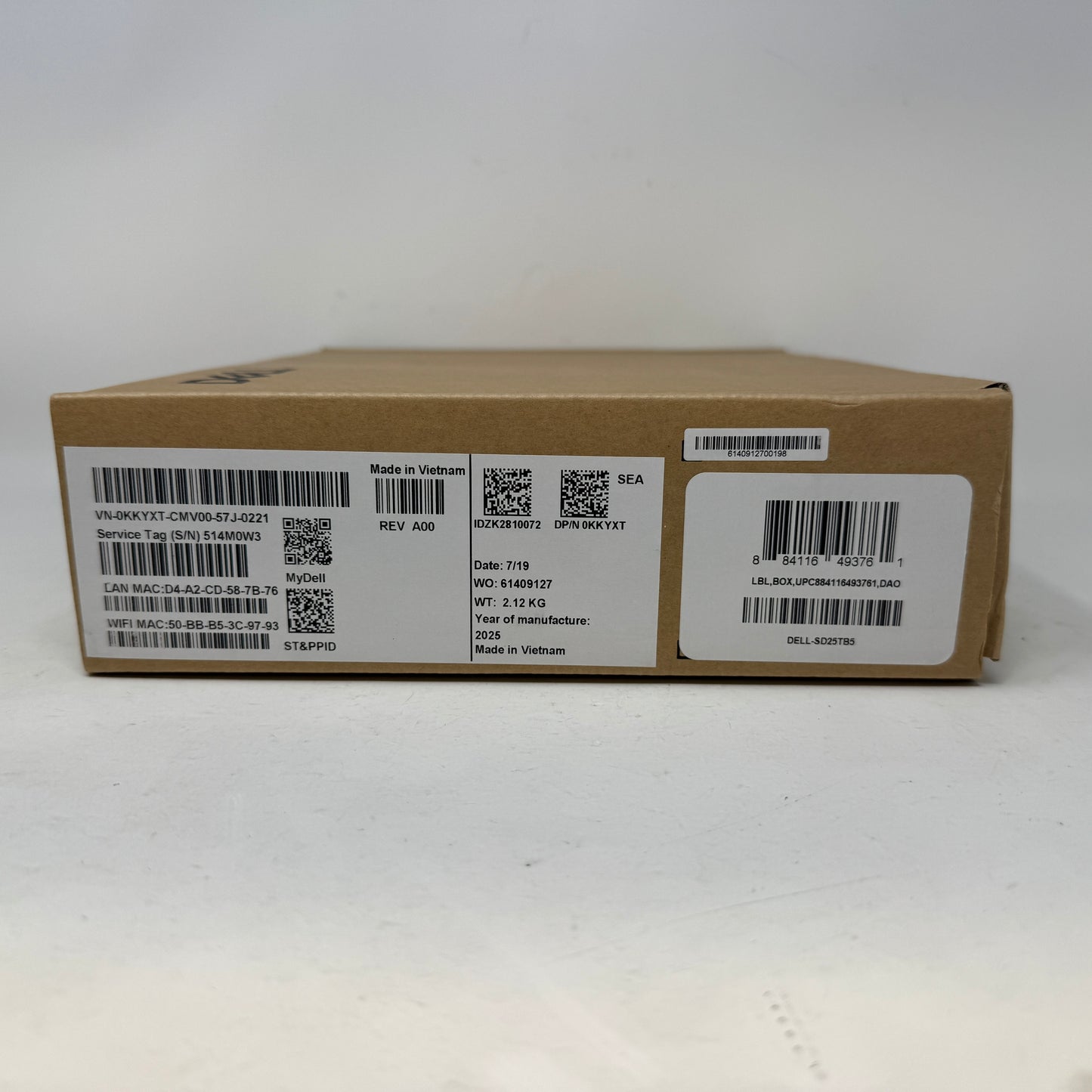 New Dell SD25TB5 330W Pro Docking Station Black