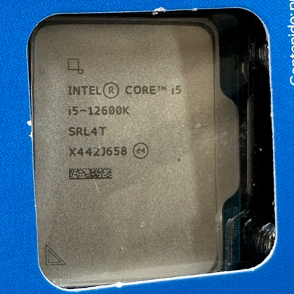 New Intel Core i5-12600K 4.9GHz 10 Core SRL4T 16 Thread LGA 1700