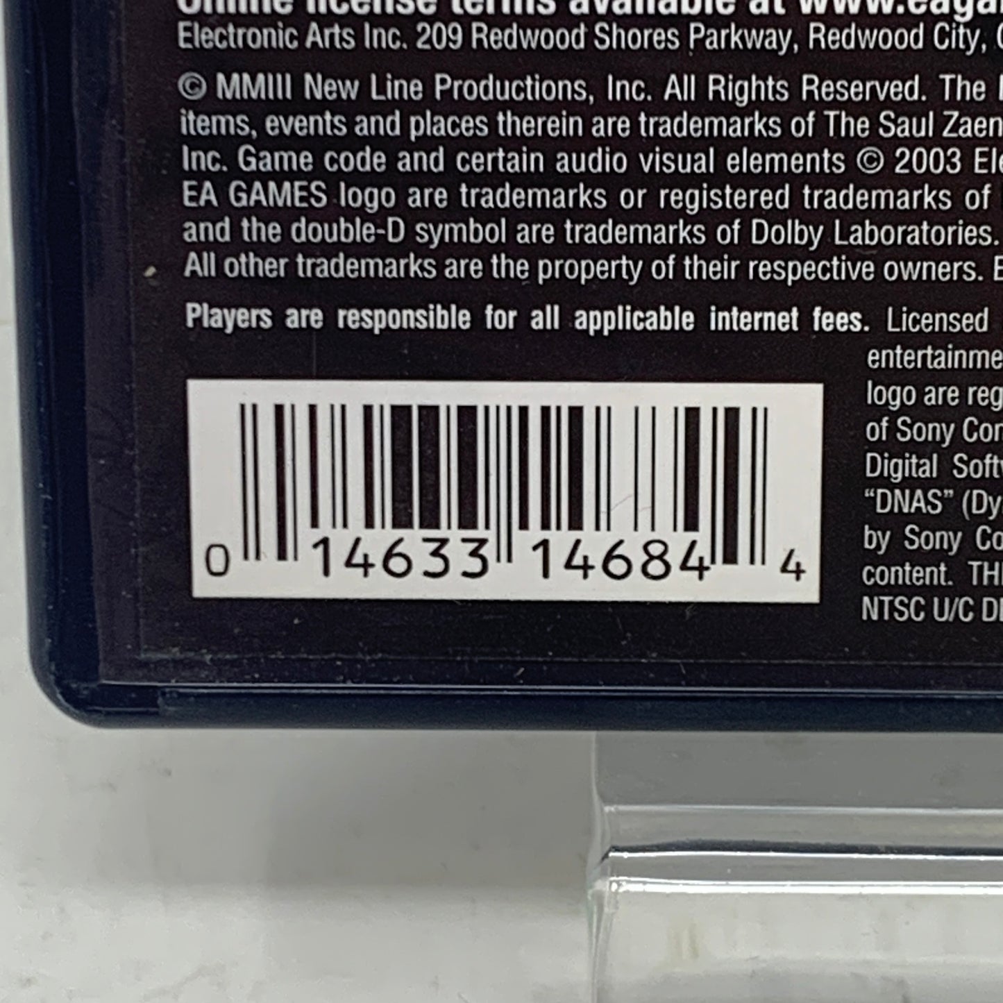 Lord of the Rings Return of the King (Sony PlayStation 2 PS2, 2003)