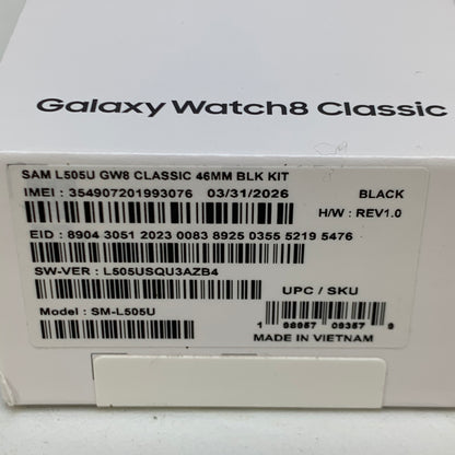 New Unlocked Samsung Galaxy Watch8 Armor Aluminum SM-L505U