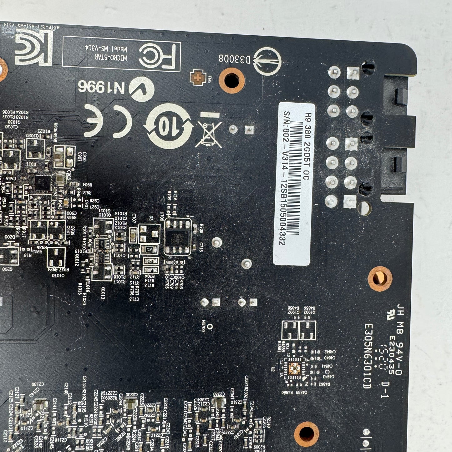 MSI Radeon R9 380 2GD5T OC 2GB GDDR5 Graphics Card MS-V314