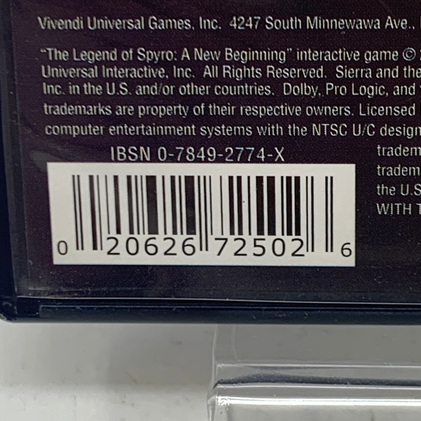 Legend of Spyro A New Beginning (Sony PlayStation 2 PS2, 2006)