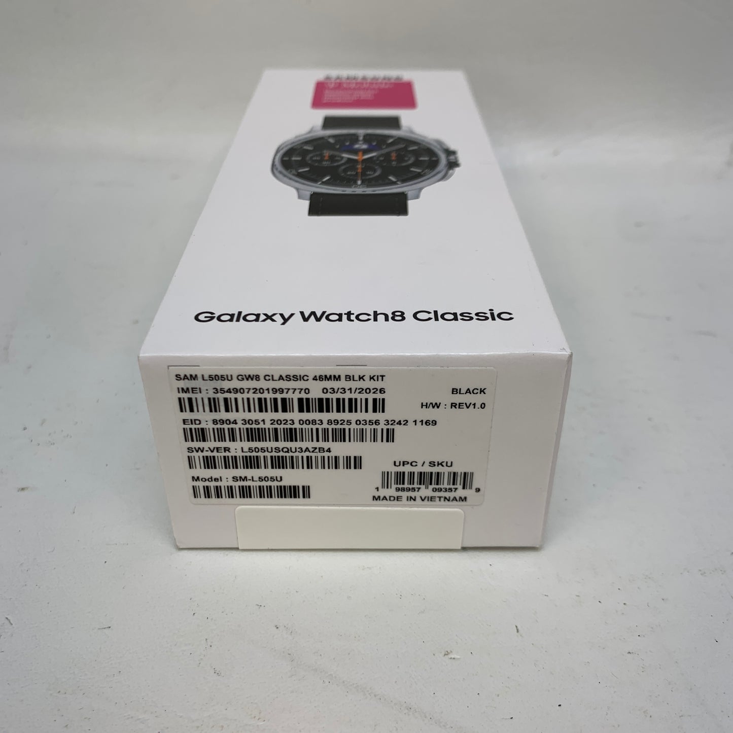 New Unlocked Samsung Galaxy Watch8 Armor Aluminum SM-L505U