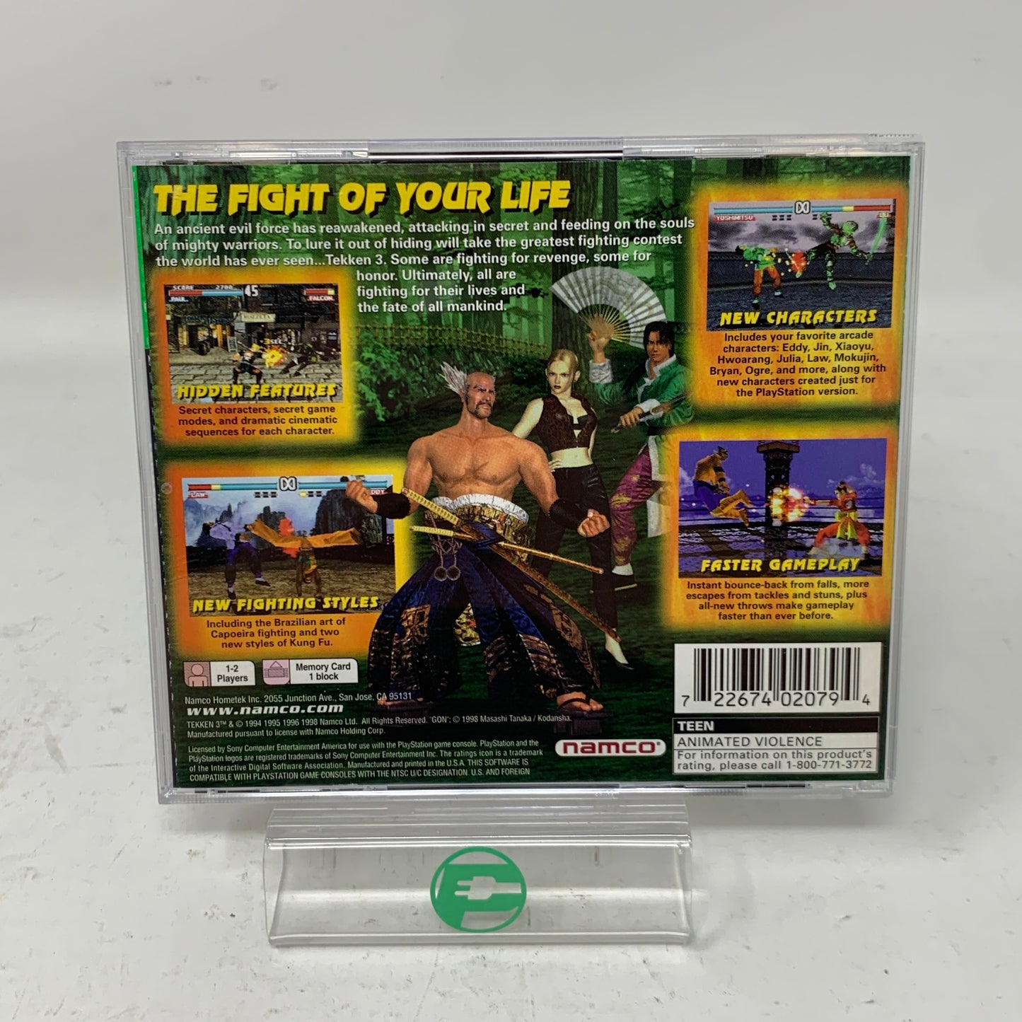 Tekken 3 [Greatest Hits] (Sony PlayStation 1 PS1, 1995)