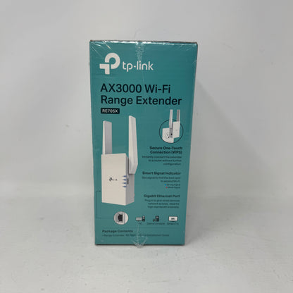 New Tp-Link AX3000  Wireless AX3000 Wi-Fi 6 Range Extender RE705X