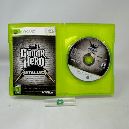 Guitar Hero: Metallica (Microsoft Xbox 360, 2009)