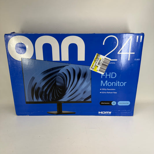 New onn. Office Monitor 24" 100162751 FHD IPS LCD 100Hz Business Monitor