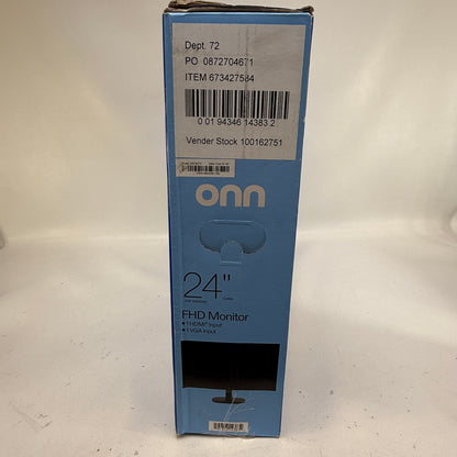 New onn. Office Monitor 24" 100162751 FHD IPS LCD 100Hz Business Monitor