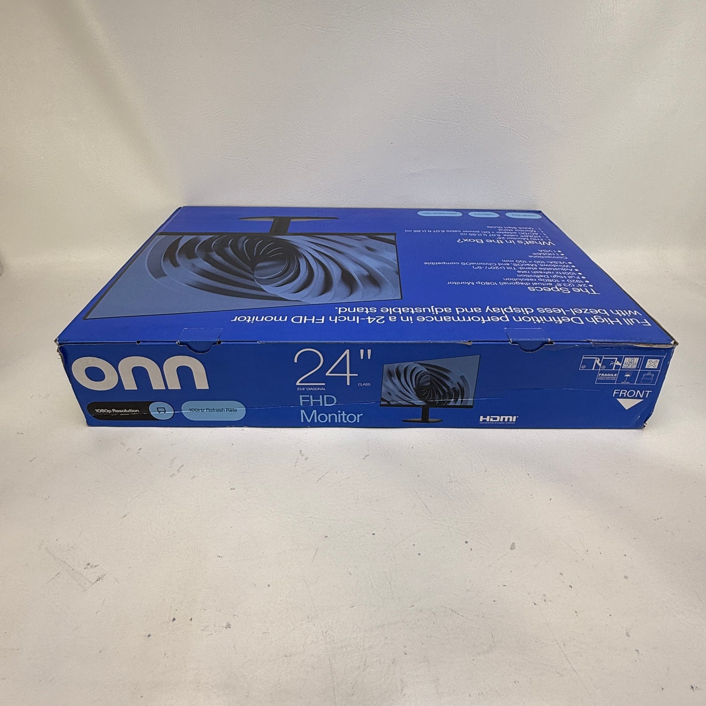 New onn. Office Monitor 24" 100162751 FHD IPS LCD 100Hz Business Monitor