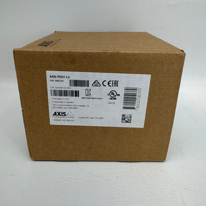 Axis P3227-LV 5MP Indoor Vandal-Resistant Dome IP Camera 0885-001