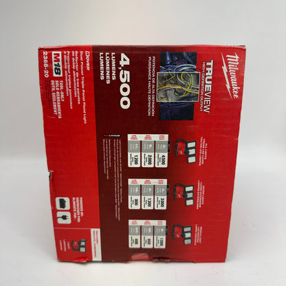 New Milwaukee 2368-20 M18 ROVER Dual Power Triple-Panel Flood Area Light