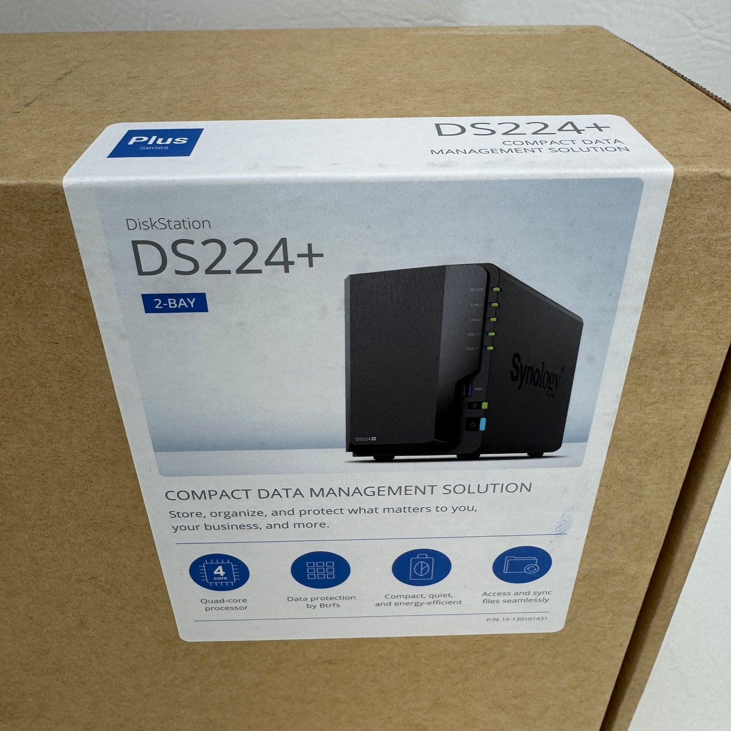 New Synology DS224+ DiskStation 2-Bay Network Attached Storage