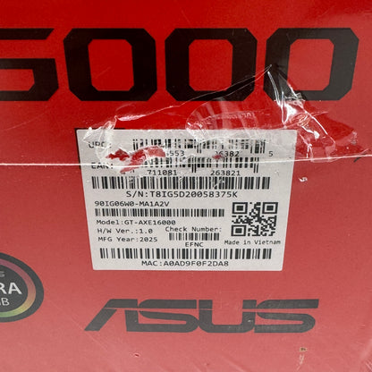 New Republic of Gamers ROG Rapture GT-AXE16000 Quad-Band WiFi 6E Gaming Router