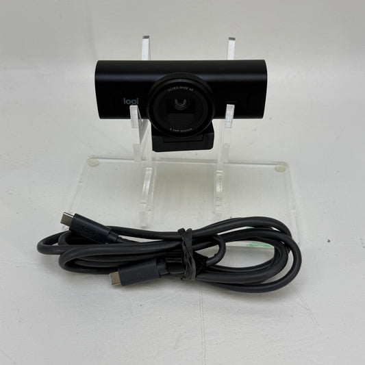 Logitech MX Brio 4K Ultra HD Webcam Graphite VU0066 Streaming 