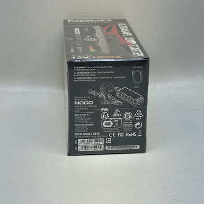 New Noco Boost Plus GB40 12V 1000 Amp UltraSafe Lithium Jump Starter