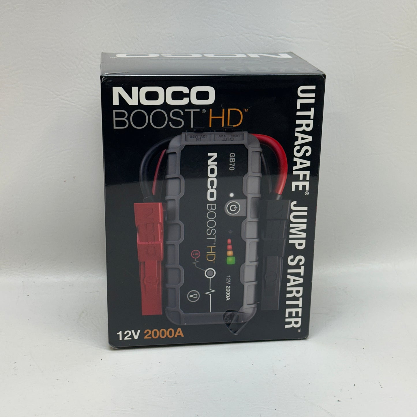 New Noco Boost HD 2000A Amp 12V UltraSafe Lithium Jump Starter GB70