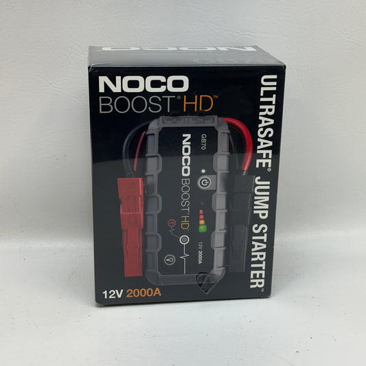 New Noco Boost HD 2000A Amp 12V UltraSafe Lithium Jump Starter GB70