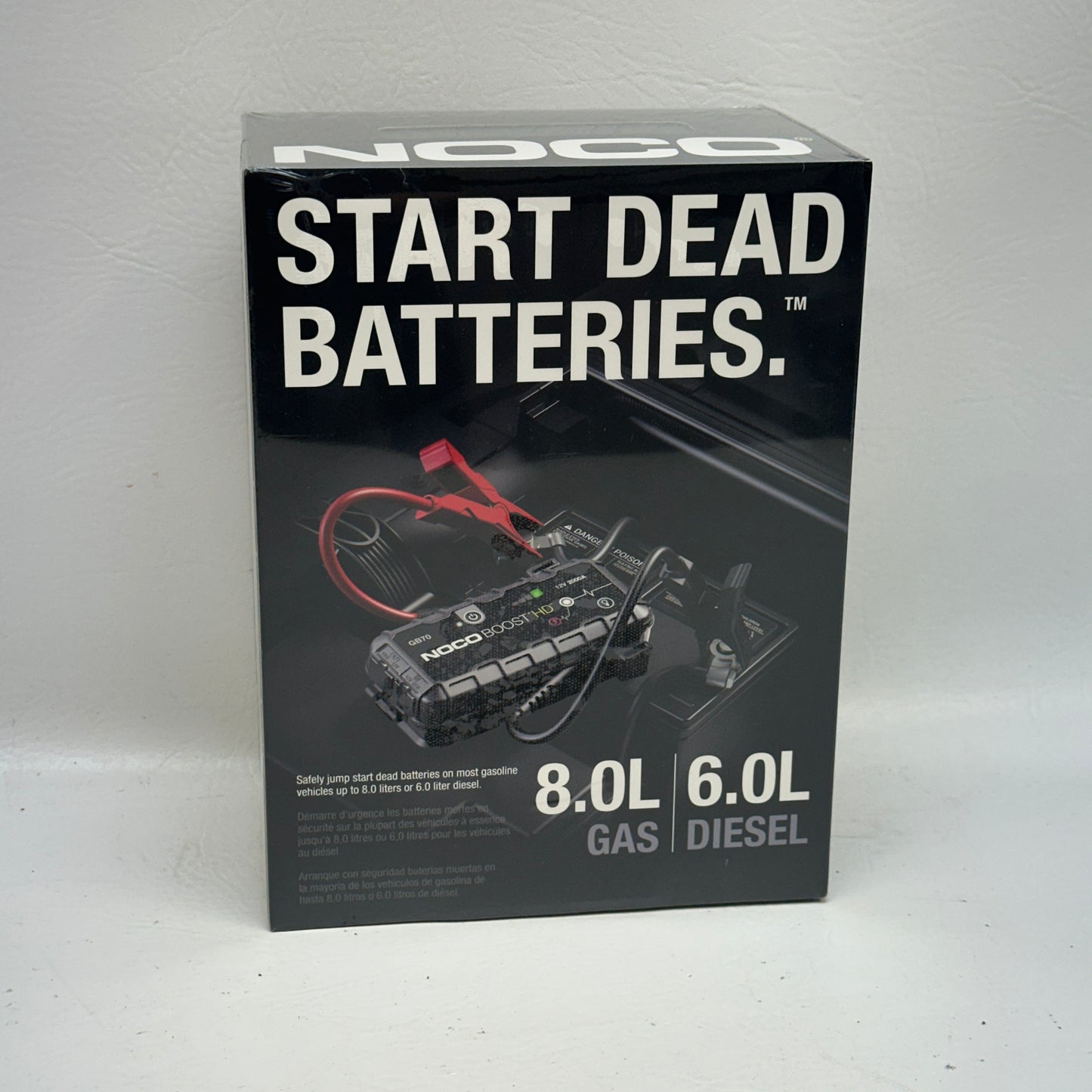 New Noco Boost HD 2000A Amp 12V UltraSafe Lithium Jump Starter GB70