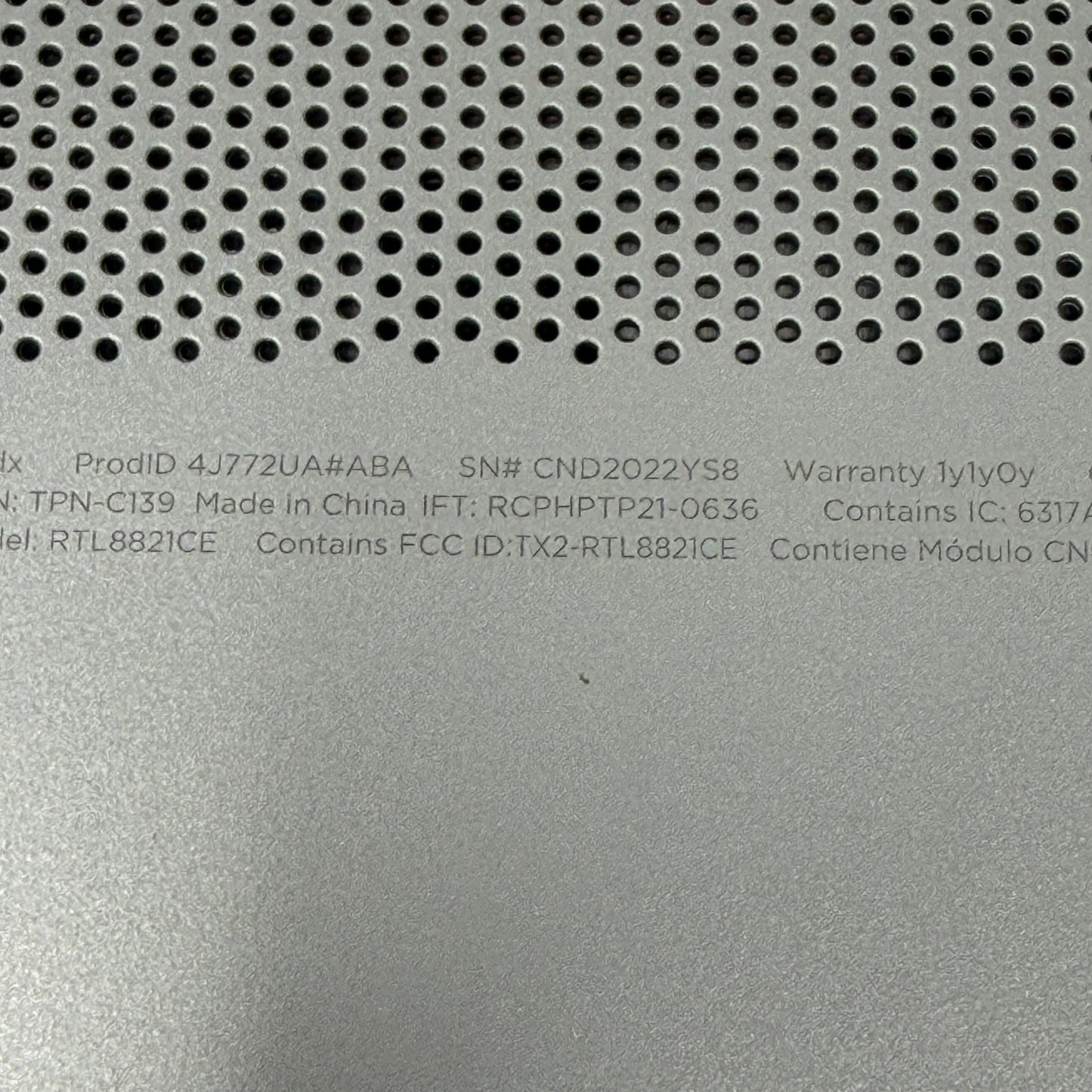 HP Laptop 15-DW1033DX 15.6" Celeron N4020 1.1GHz 16GB RAM 1TB SSD