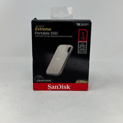New SanDisk Portable Extreme Portable SSD 1TB USB 3.2 Gen 2 SSD SDSSDE51-1T00-AW25