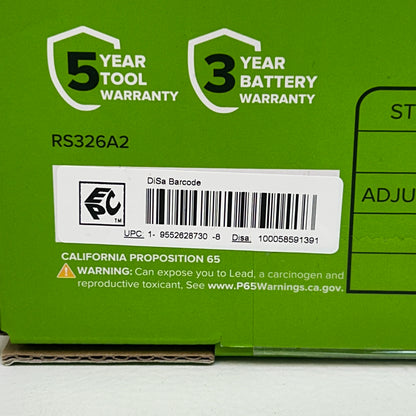 New Greenworks RS326A2 24V Cordless Reciprocating Saw
