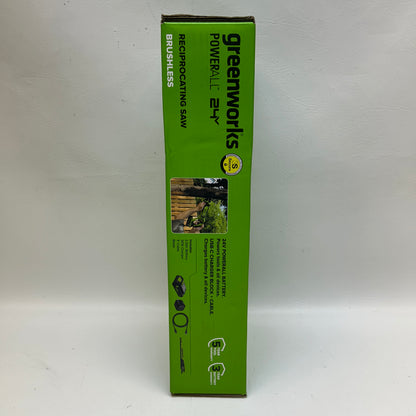 New Greenworks RS326A2 24V Cordless Reciprocating Saw