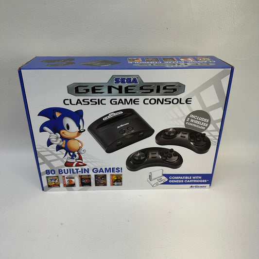 SEGA Genesis Classic Game Console Games Black FB8200R-80