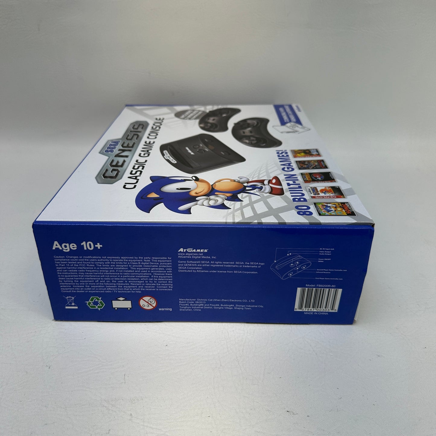 SEGA Genesis Classic Game Console Games Black FB8200R-80