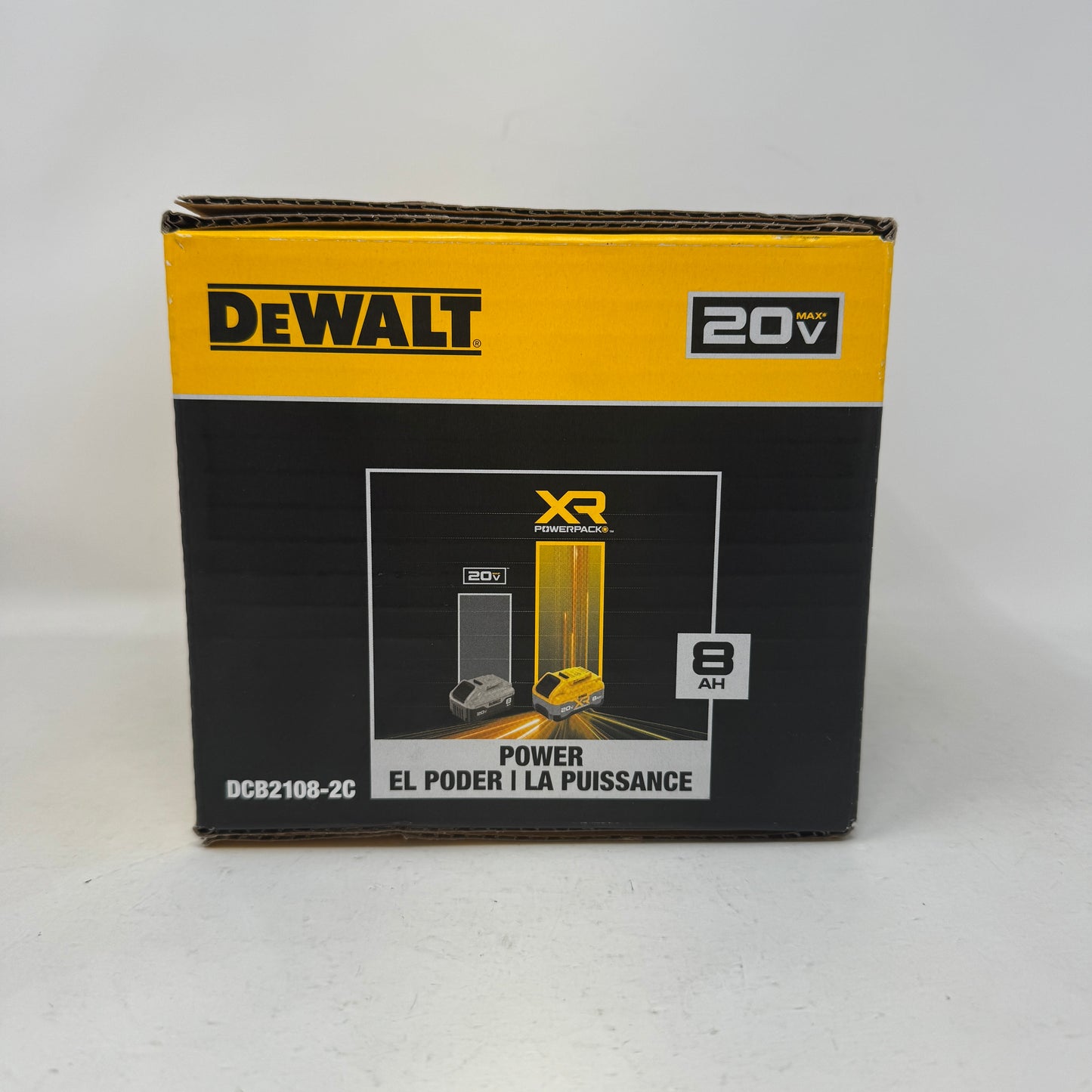 New Dewalt 20V Lithium-Ion Battery & Charger Kit DCB2108-2C