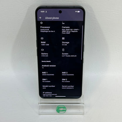 Factory Unlocked Nothing CMF Phone 1 512GB 16 Gray A024