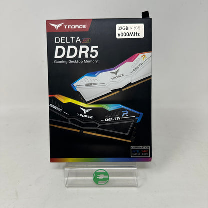 TeamGroup T-Force Delta RGB 32GB (2x16GB) RAM DDR5 6000MHz FF4D532G6000HC30DC01