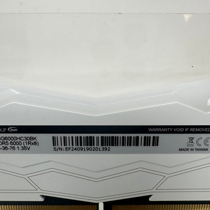 TeamGroup T-Force Delta RGB 32GB (2x16GB) RAM DDR5 6000MHz FF4D532G6000HC30DC01