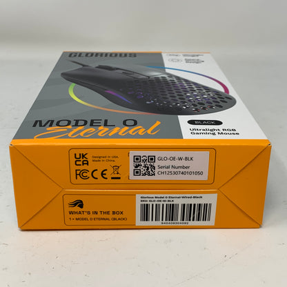 Glorious Model O Eternal Lightweight Wired Optical Gaming Mouse GLO-OE-W-BLK