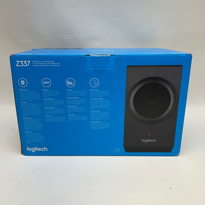 New Logitech Z337 2.1 Channel Computer Speaker System. Black 