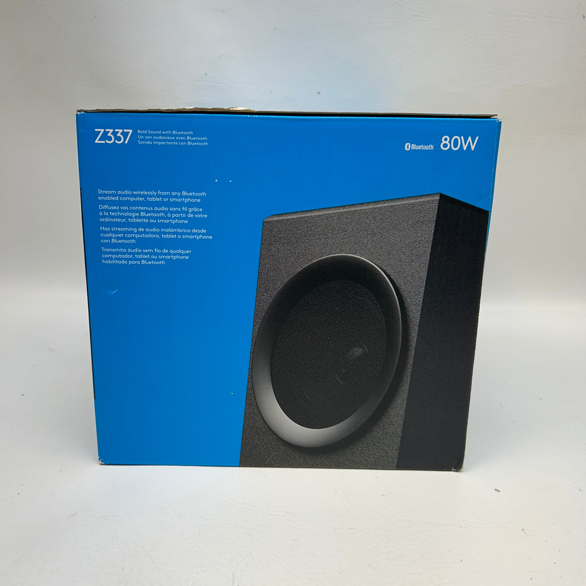 New Logitech Z337 2.1 Channel Computer Speaker System. Black 