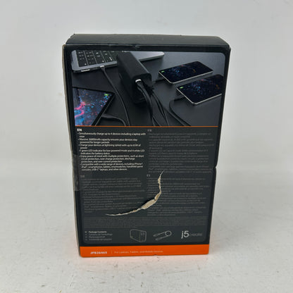 New j5create 65W Power Bank 26800mAh 4-Port USB-C JPB26465