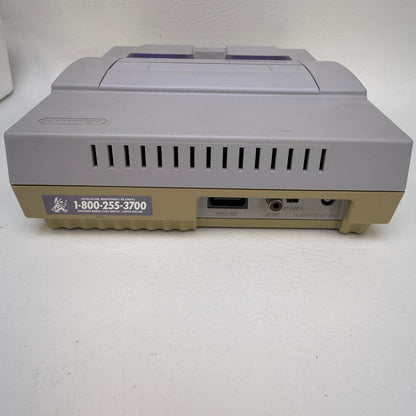 Super Nintendo Entertainment System SNES Console Gaming System SNS-001 Gray