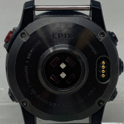 Garmin Epix Gen 2 47mm AMOLED GPS Smartwatch Slate Gray/Black Band 010-02804-20