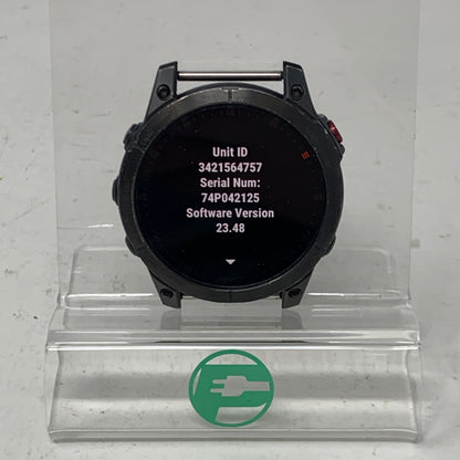 Garmin Epix Gen 2 47mm AMOLED GPS Smartwatch Slate Gray/Black Band 010-02804-20