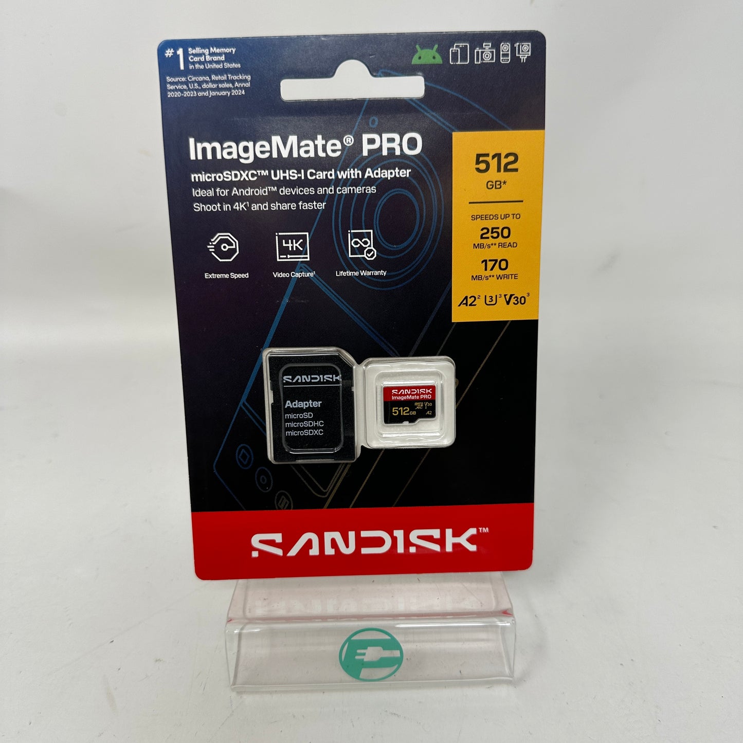 New Sandisk ImageMate Pro 512GB microSDXC UHS-I Card SDSQXBJ-512G-AWGKA