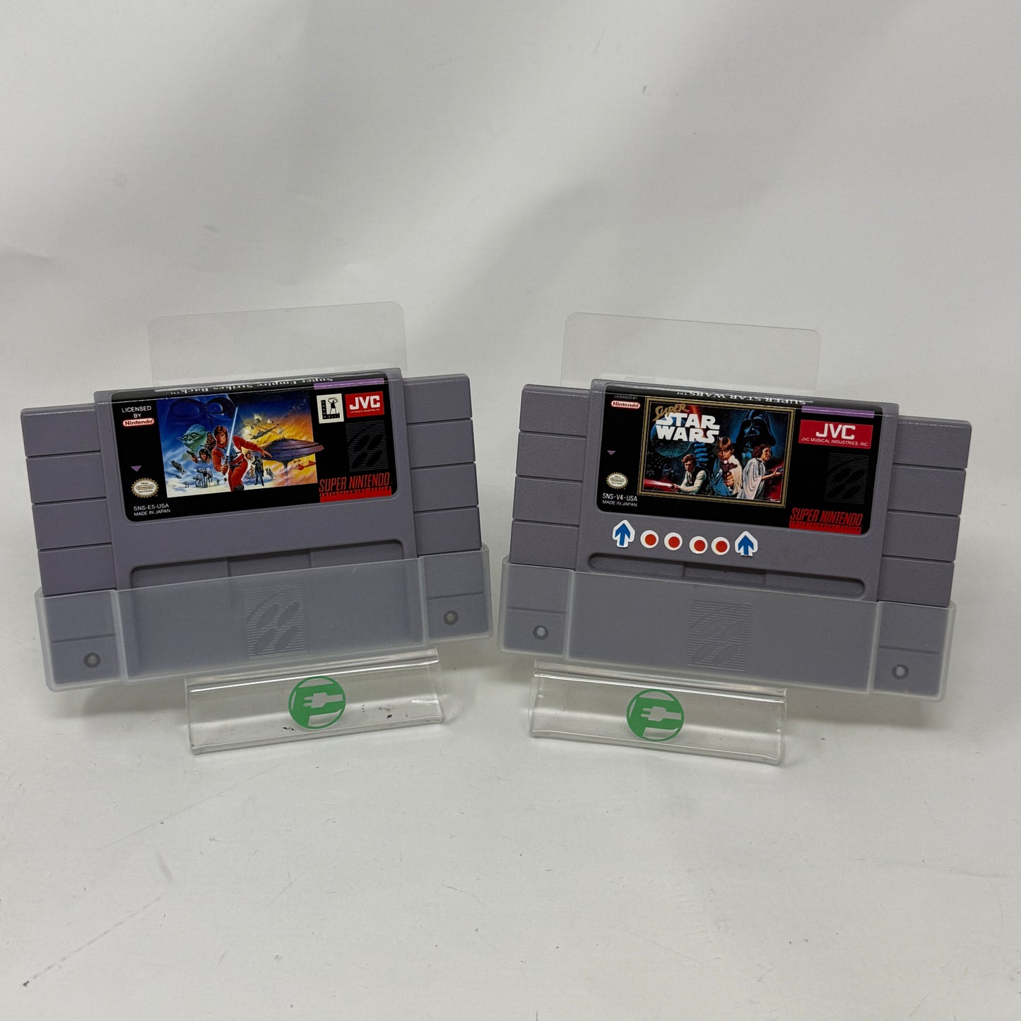 Lot of  2 Super Nintendo SNES Games Super Star Wars Empire Strikes Back Super