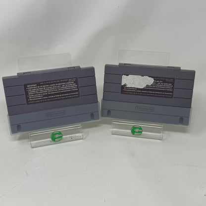 Lot of  2 Super Nintendo SNES Games Super Star Wars Empire Strikes Back Super