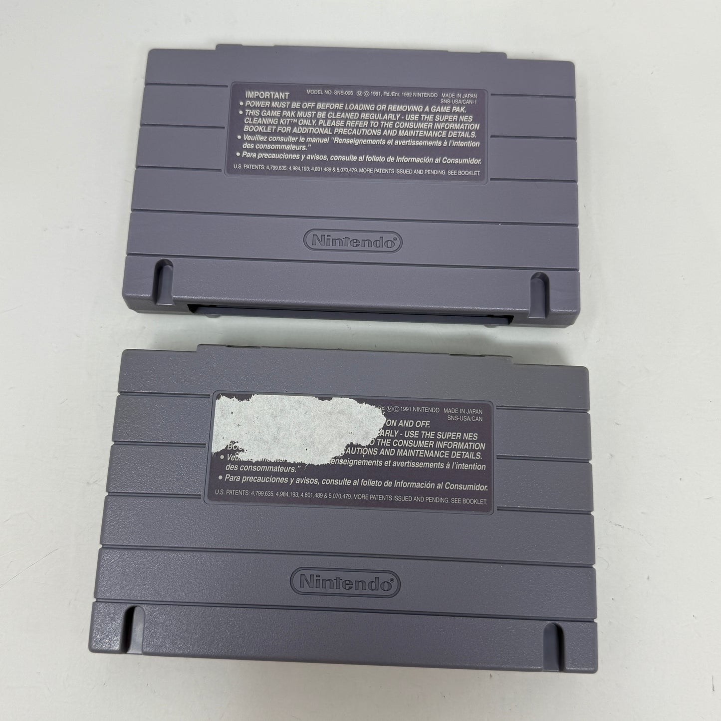 Lot of  2 Super Nintendo SNES Games Super Star Wars Empire Strikes Back Super