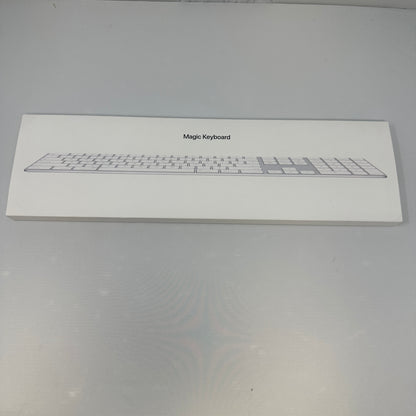 Apple Magic Keyboard A1843 w/ Numeric Keypad MXCJ3LL/A White