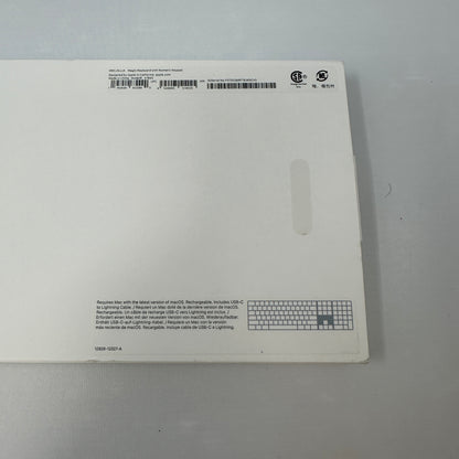 Apple Magic Keyboard A1843 w/ Numeric Keypad MXCJ3LL/A White