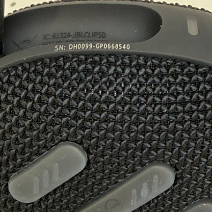 JBL Clip 5 Portable Waterproof Bluetooth Speaker Black JBLCLIP5BLKAM