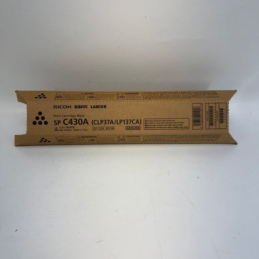 New Ricoh C430A Black Toner Cartridge 821070