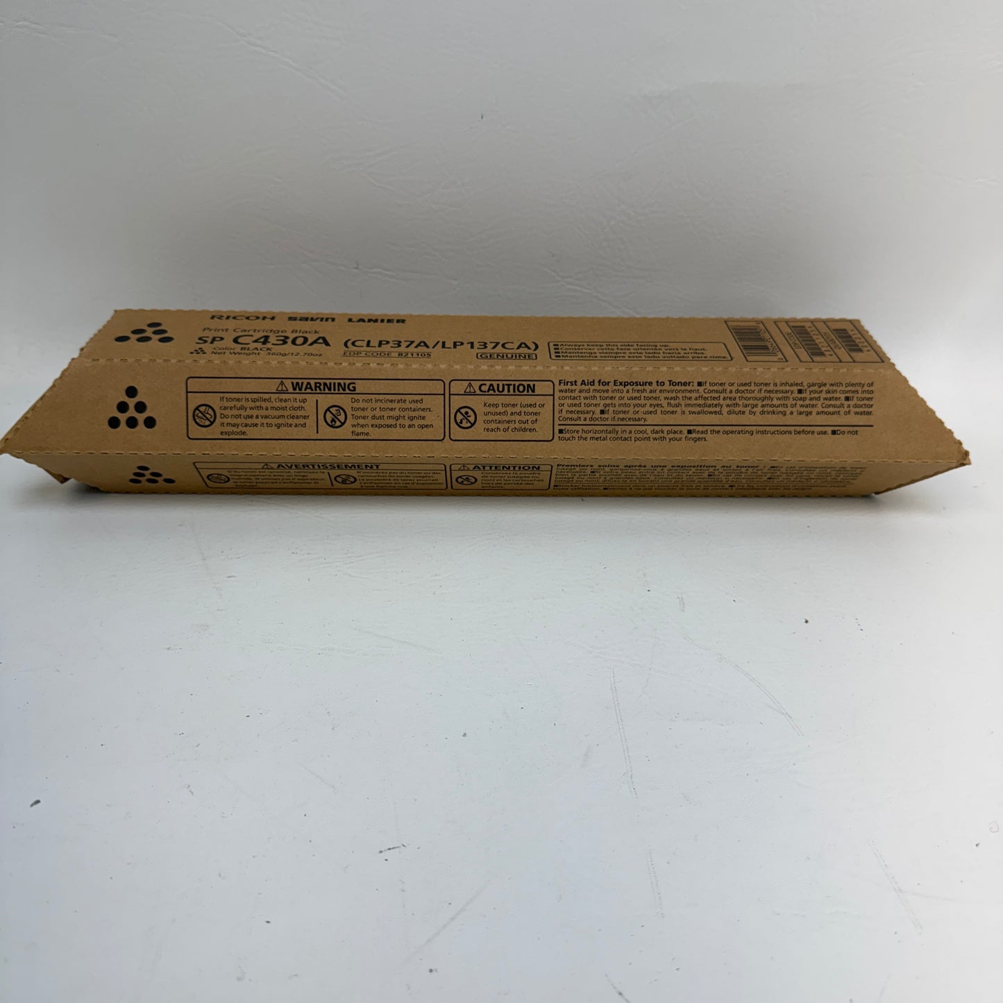 New Ricoh C430A Black Toner Cartridge 821070