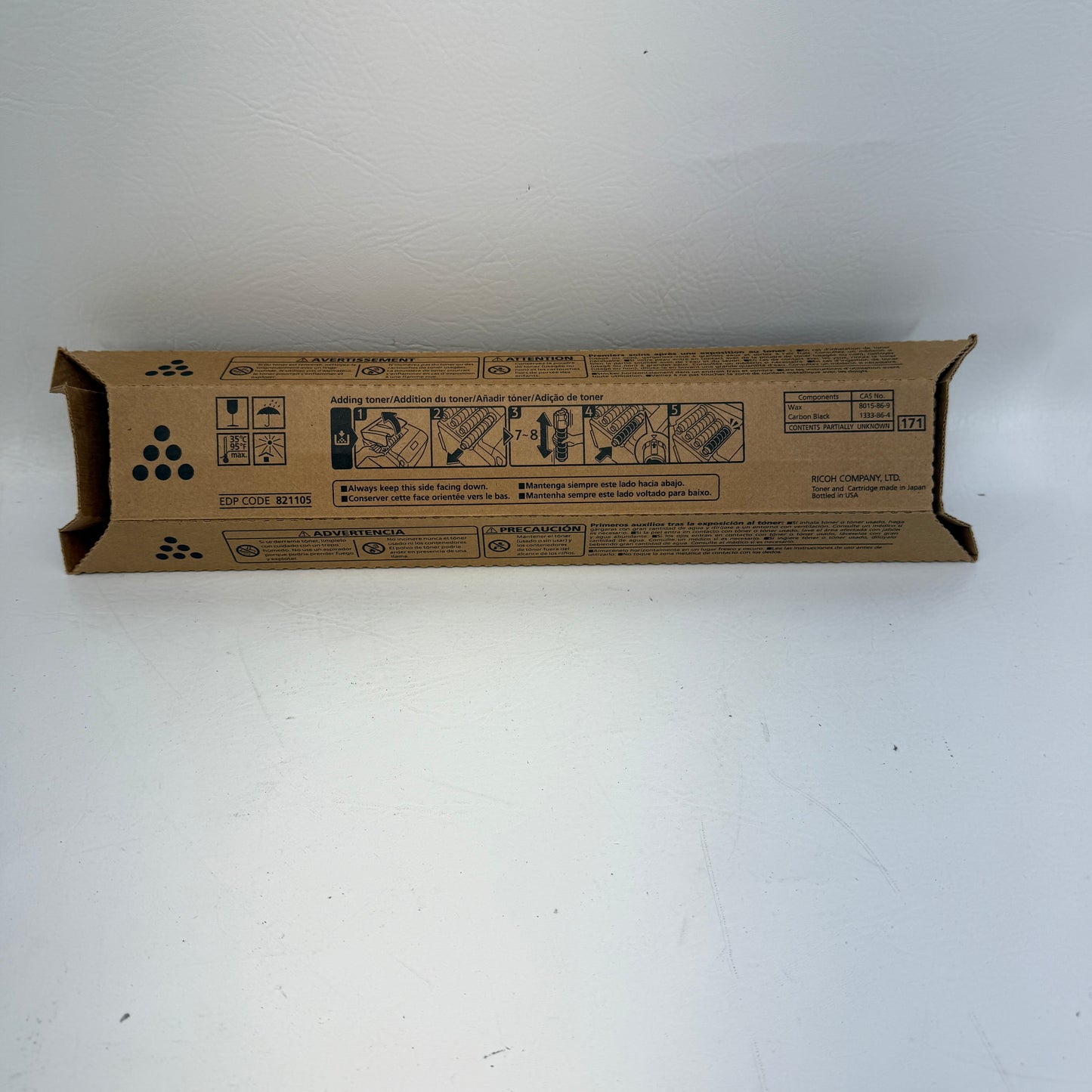 New Ricoh C430A Black Toner Cartridge 821070